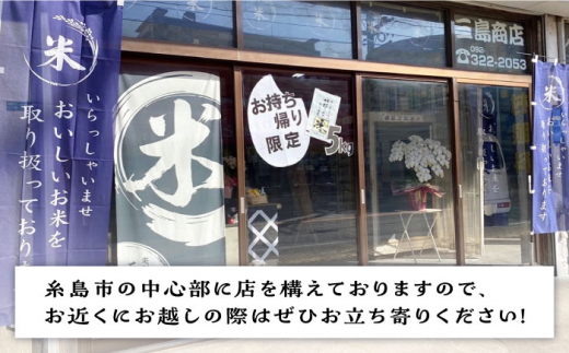 【全6回定期便】糸島産 夢つくし 10kg 糸島市 / 三島商店 [AIM012]