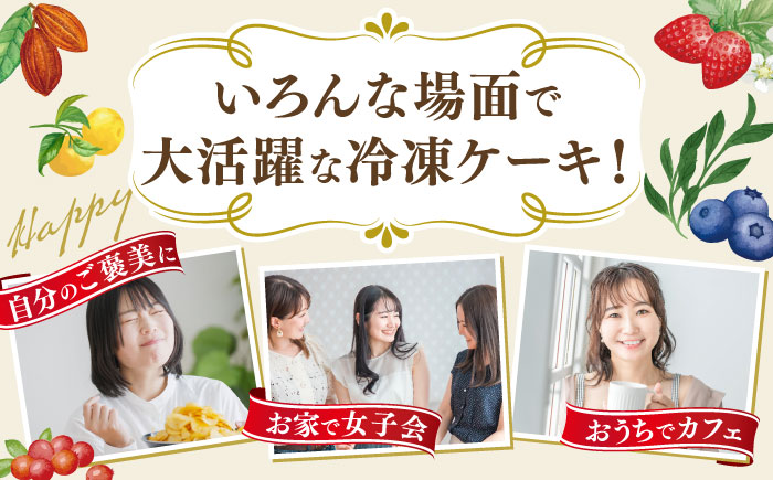 ピュアショコラ / ガトーショコラ チョコレートケーキ 2種12個 冷凍 糸島市 / 五洋食品産業 [AQD006] お祝い バースデー クリスマス 誕生日ケーキ 冷凍ケーキ 詰め合わせ