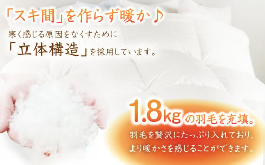 ＼この冬届く！／【訳あり】【 糸島 羽毛 ふとん 】羽毛 布団 柄おまかせ ダウン90％【ダブル】 糸島市 / 株式会社三樹 [AYM007]