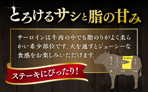 【全6回定期便】【A4/A5等級】博多和牛 サーロイン ステーキ 800g (200g×4枚) 糸島市 / ヒサダヤフーズ 黒毛和牛 牛肉 ステーキ肉 雌牛 [AIA079]