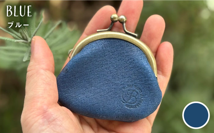 【イノシシ革】がまぐち コインケース 糸島市 / BLESS LEATHER [AAA011] クラフト 革製品 オリジナル レザー