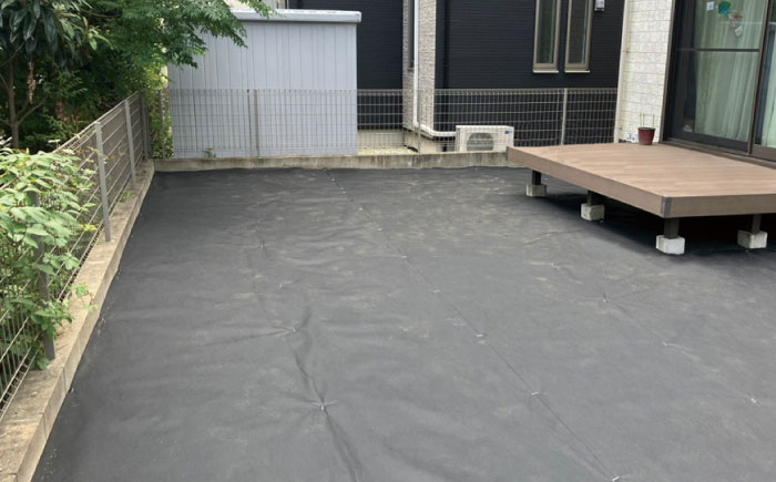 ポリエステル製 防草シート ブラック 1m×50m 430JP/BK 糸島市 / 株式会社NITTOSEKKO 除草 ガーデニング [ATQ003]