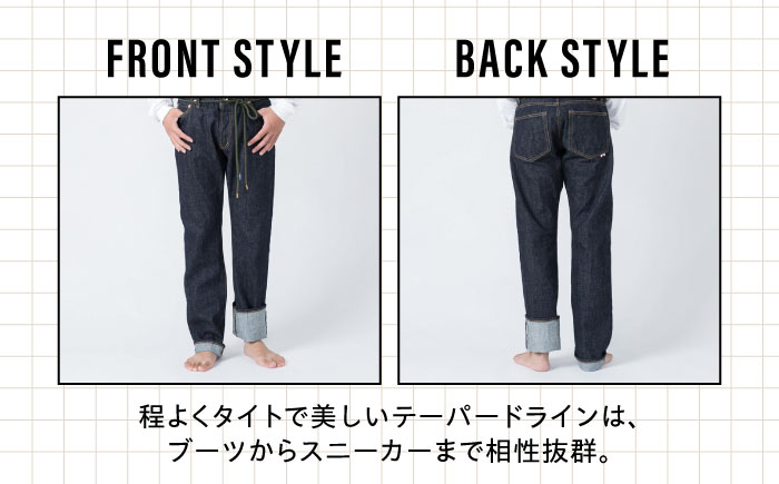 受注生産 スリムジーンズ セルビッチデニム 日本製 ジーパン デニム パンツ アメカジ メンズ スリムデニム ハンドメイド AF-7 66 アトリエフロート 糸島市 / atelier FLOAT [AAF005]  ジーンズ デニム ストレート 大きめサイズ ジーパン ファッション 日本製