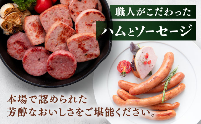 【全3回定期便】【本場ドイツで連続金賞受賞】マイスター ギフト セット 10種 詰め合わせ （ ハム / ソーセージ / ウインナー） 糸島市 / 糸島手造りハム [AAC022]