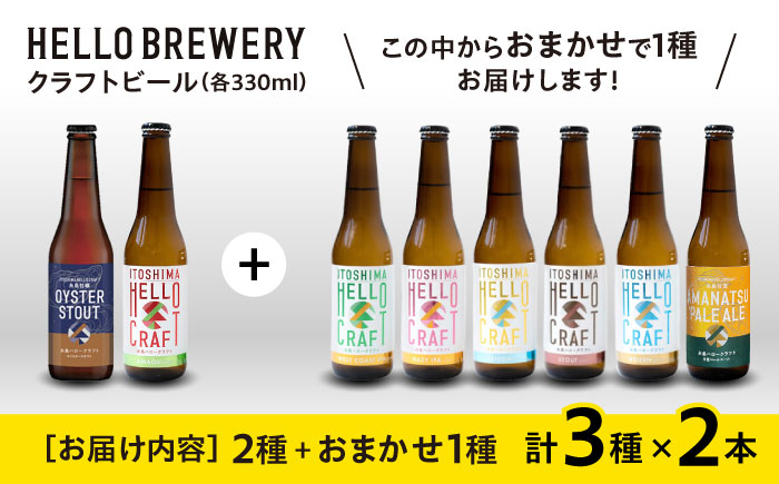 【全3回定期便】ご当地ビール飲み比べ定期便 クラフトビール 地ビール 糸島市 [AAH014]