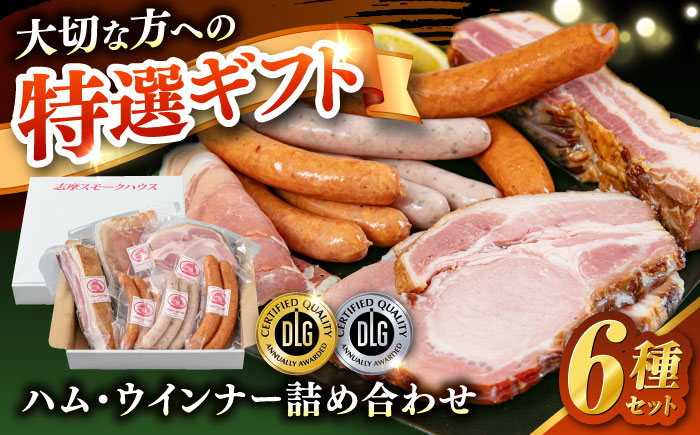 【年内発送】＼DLG金賞・銀賞受賞！／糸島の陽光 ハム 6種 セット6 糸島市 / 志摩スモークハウス ハム ソーセージ 食べ比べ [AOA045]