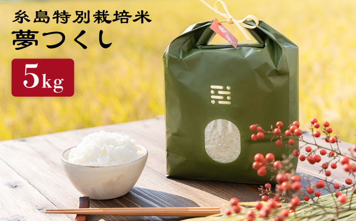 とくべつ の中の とくべつ 糸島 特別栽培米 5kg （ 夢つくし ）《 糸島 》【株式会社やました】 [ARJ008]