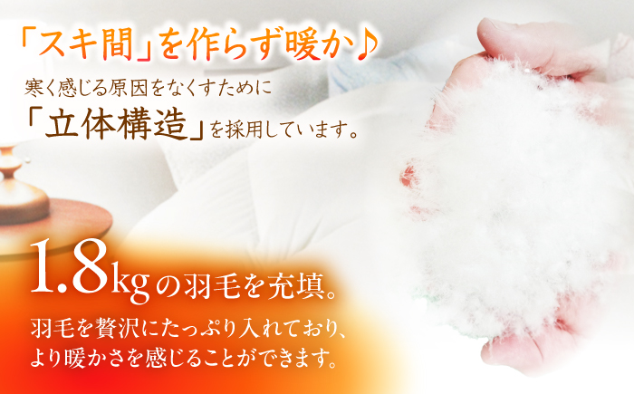 【訳あり】【 糸島 羽毛 ふとん 】羽毛 布団 柄おまかせ ダウン85％【ダブル】糸島市 / 株式会社三樹  [AYM005] 本掛け 羽毛布団 羽毛 布団 ふとん 掛け布団 掛けふとん ダブル 訳あり おまかせ 日本製