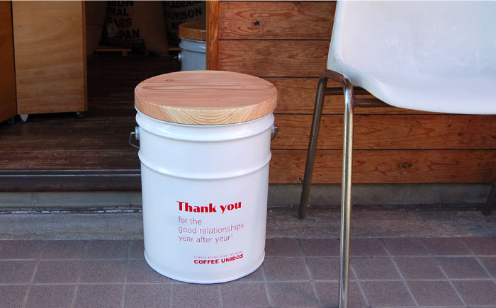 【COFFEE UNIDOS】CANSTOOL 1台 糸島市 / スリークラウド [ASB009] スツール 収納 木製 おしゃれ 北欧 椅子 いす チェア