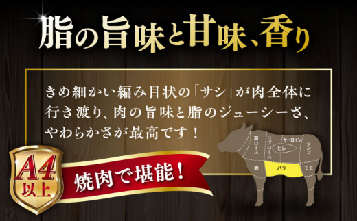 【A4～A5 等級】博多和牛 カルビ 焼肉用 1kg 糸島市 / ヒサダヤフーズ [AIA052] 黒毛和牛 冷凍配送 焼肉用