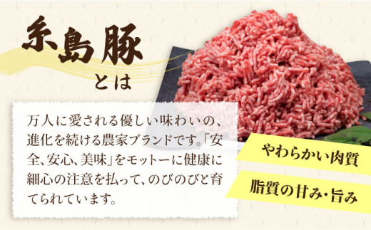 【全3回定期便】牛肉 豚肉 鶏肉 日常使いの精肉セット 930g 2～3人前 4種《糸島》【糸島ミートデリ工房】 [ACA193]