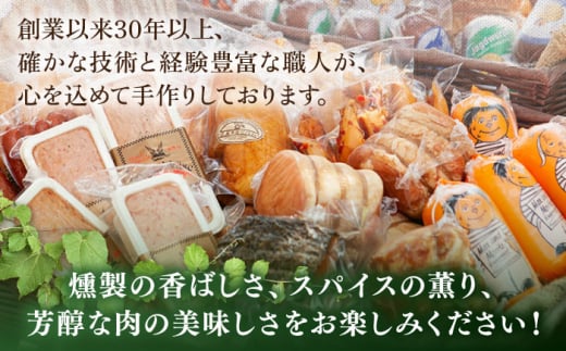 【全12回定期便】本場ドイツで連続金賞受賞！ お試し 食べきり セット《糸島》【糸島手造りハム】 [AAC021]