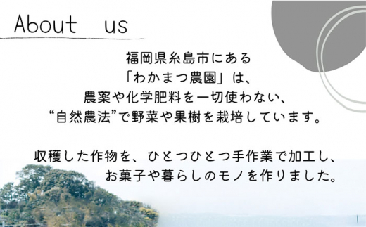 【全6回定期便】福岡県 糸島産 わかまつ 果樹園 の 日本 蜜蜂 の はちみつ 100％ PURE RAW 糸島市 / わかまつ農園 [AHB033]