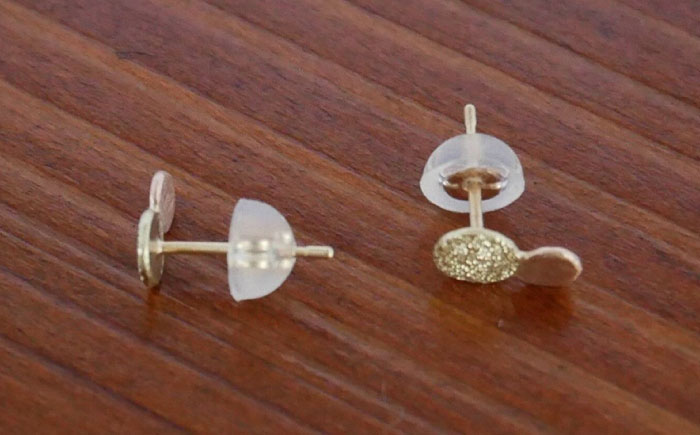 K18 まる ピアス ダイヤタガネ 糸島市 / Chloroplast / クロロプラスト ジュエリー [ALF013] アクセサリー ジュエリー K18 ピアス ゴールド 手作り ハンドメイド