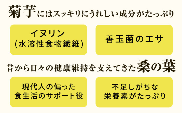 【12袋入 約12か月分】菊芋桑の葉茶 糸島市 / 株式会社ピュール [AZA248]