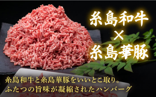 【全6回定期便】糸島和牛 糸島豚 合挽ミンチ 500g×2p×6回 計6kg 糸島ミートデリ工房 [ACA258]