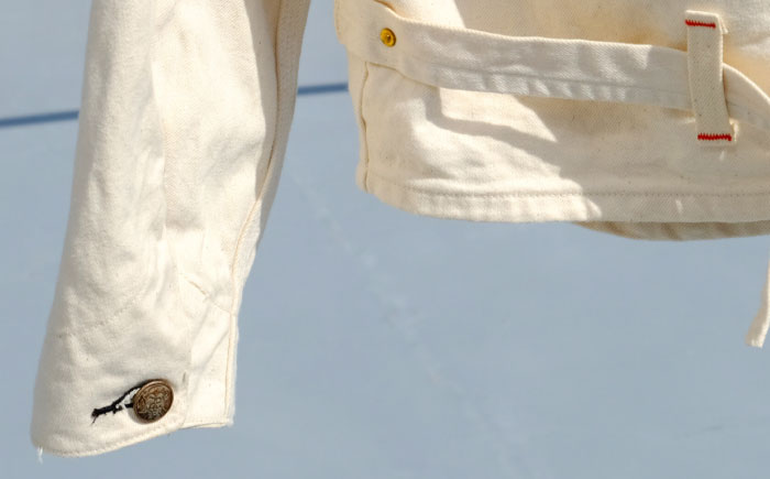 エンジニア ジャケット AF-369 VANILLA KIBATA engineer jacket 糸島市 / atelier FLOAT 生成り Vネック [AAF007]