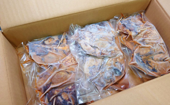 鯛のあら炊き 田舎炊き 1人前約200g×6食 糸島市 / 塚本鮮魚店 惣菜 煮魚 [ARO005]