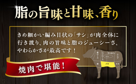 博多和牛 カルビ 焼肉用1kg 焼肉のタレ付 糸島市 / ヒサダヤフーズ  黒毛和牛 牛肉 焼き肉用 雌牛 [AIA033]