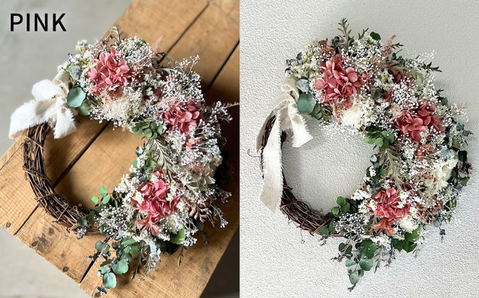 【 選べる 4タイプ 】 ハーフ リース 糸島 / tokohana [AOC019] ドライフラワー スワッグ 花 ドライフラワー スワッグ 花 束 花材 リース 記念日 ギフト 植物