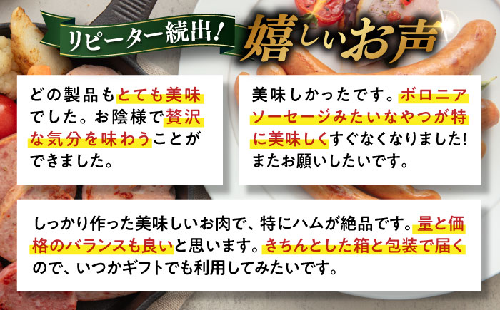 【全3回定期便】本場ドイツで連続金賞受賞！ お試し 食べきり セット《糸島》【糸島手造りハム】 [AAC019] ウインナー ソーセージ