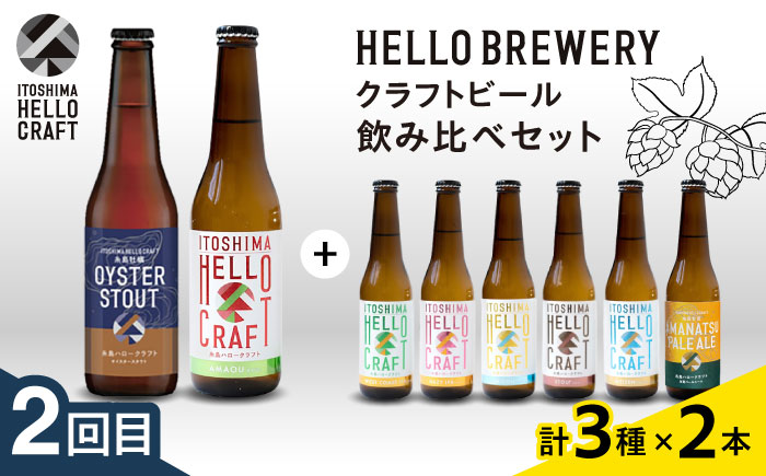 【全3回定期便】ご当地ビール飲み比べ定期便 クラフトビール 地ビール 糸島市 [AAH014]