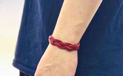 ツイストブレスレット 糸島市 / LADIES&GENTLEMEN 本革 革製品 [ADK082]