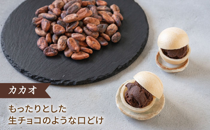 【先行受付】【 贈答用にも 】 糸モナカ 4種セット【2026年11月以降順次発送】  糸島市 / わかまつ農園 [AHB015] もなか 最中 皮 和菓子 詰め合わせ ギフト スイーツ