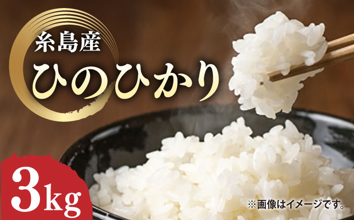 ＼令和6年産／糸島産 ひのひかり 3kg 糸島市 / 糸島ファーム青空 [ASM002] 白米 ヒノヒカリ