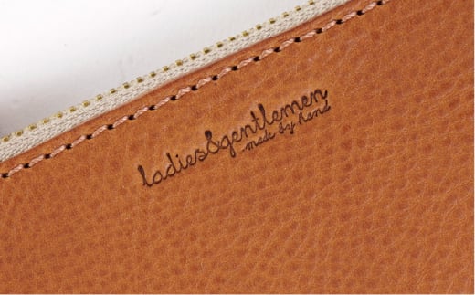 L字 ファスナー の ペンケース 《糸島》【LADIES&GENTLEMEN】 革 革製品 [ADK030]