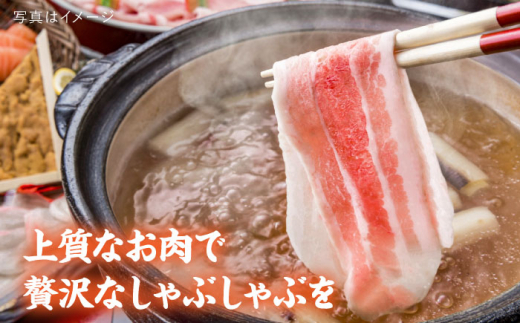 【全12回定期便】糸島 華豚 ロース 肉 スライス しゃぶしゃぶ 用 600g 糸島市 / 糸島ミートデリ工房 [ACA328]