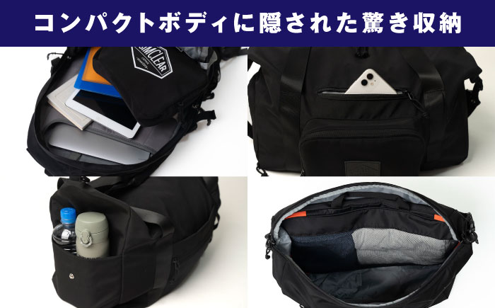 FOLDING DUFFLE フォールディングバッグ（FTB01） 糸島市 / SIMCLEAR シムクリア かばん [AKP010] フォールディング ダッフル ボストンバッグ コンパクト 折り畳み 鞄 シムクリア