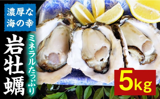 岩牡蠣5kg（15～25個）≪糸島市≫ 糸島市 / ケンちゃんカキ牡蠣/カキ/岩牡蠣 /糸島カキ [AOI003]