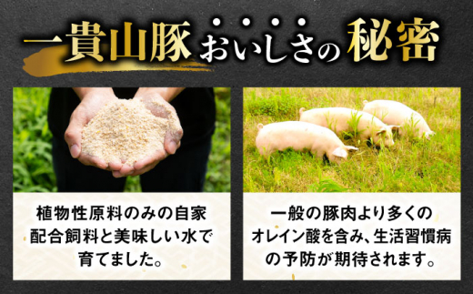 【冷凍発送】一貴山豚 しゃぶしゃぶ 食べ比べセット スライス3種1.5kg＋つくね380g 糸島市 / いきさん牧場 豚肉 しゃぶしゃぶ セット [AGB060]