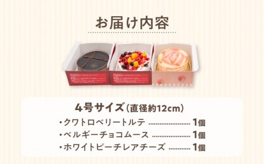 フルーツ / チョコムース / レアチーズ ホールケーキ 3種 冷凍 糸島市 / 五洋食品産業 [AQD017] ランキング 上位 人気 おすすめ