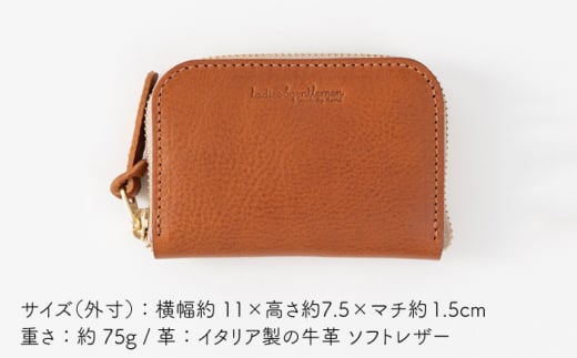 ラウンド の コンパクト 財布 《糸島》【LADIES&GENTLEMEN】 革製品 革財布 サイフ [ADK019]