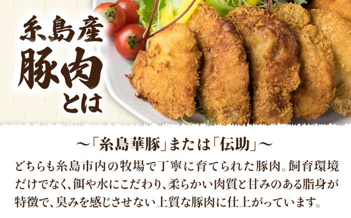 【全6回定期便】糸島 華味鳥 チキン カツ 糸島産豚肉 ヒレカツ セット (1回あたり38枚) 糸島市 /糸島ミートデリ工房 [ACA342]