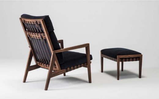 【Ritzwell】BLAVA SET / HIGH-BACK EASY CHAIR + OTTOMAN [AYG037]