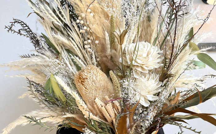 【選べる2タイプ】ドライフラワースワッグLLサイズ 糸島 / tokohana [AOC001] ドライフラワー スワッグ 花 ドライフラワー スワッグ 花 束 花材 ブーケ 記念日 ギフト 植物 母の日