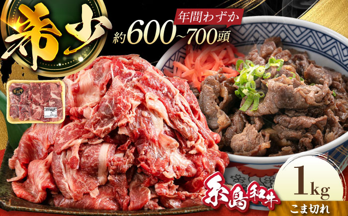 【月限定10個】希少 和牛 糸島 和牛 こまぎれ 1kg 糸島 / トラヤミートセンター [AJD003] 和牛 こまぎれ 1kg すき焼き 切り落とし しゃぶしゃぶ 焼肉 赤身 黒毛和牛 国産 牛肉 こま切れ