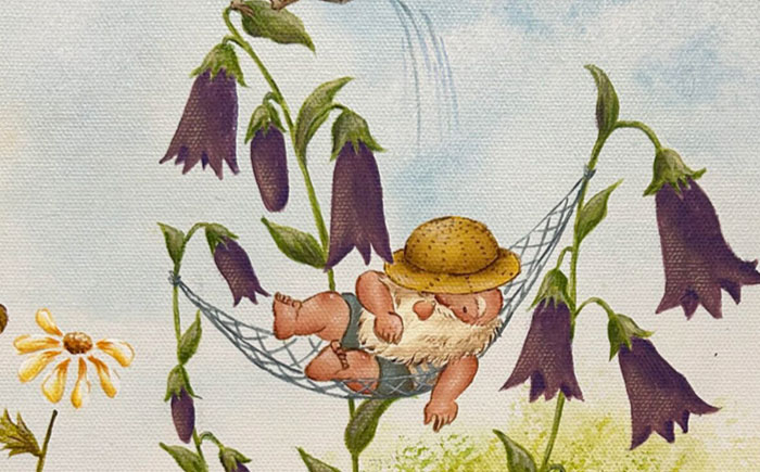 絵画「リトリト森の春夏秋冬」 糸島市 / 工房はーべすと [AYA082]