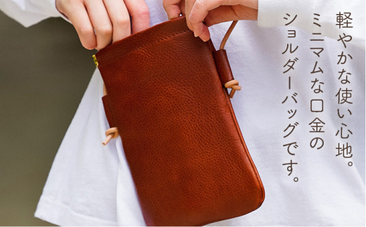 口金 の ショルダー バッグ 《糸島》【LADIES&GENTLEMEN】 革製品 革鞄 カバン [ADK014]