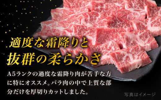 【焼肉用】A4ランク 糸島 黒毛和牛 カルビ 500g 《糸島》 【糸島ミートデリ工房】 [ACA049]