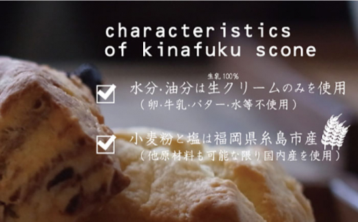 【全12回定期便】定番 ＆ 季節 の スコーン 12個セット  糸島市 / スコーン専門店キナフク 焼き菓子 焼菓子 洋菓子 スイーツ パン [AFA017]