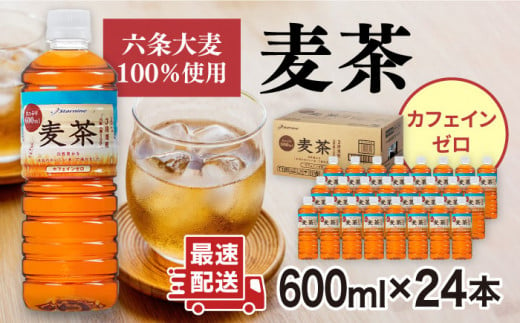 麦茶 600ml × 24本  糸島市 / スターナイン お茶 ペットボトル [ARM005]