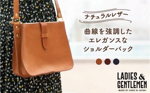 エレガンス ショルダー 糸島市 / LADIES&GENTLEMEN 鞄 レザー ショルダーバッグ 革製品 革鞄 カバン [ADK039]