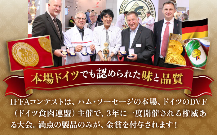 【全12回定期便】【本場ドイツで連続金賞受賞】マイスター ギフト セット 10種 詰め合わせ （ ハム / ソーセージ / ウインナー） 糸島市 / 糸島手造りハム [AAC024]