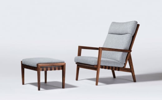 【Ritzwell】BLAVA SET / HIGH-BACK EASY CHAIR + OTTOMAN [AYG056]