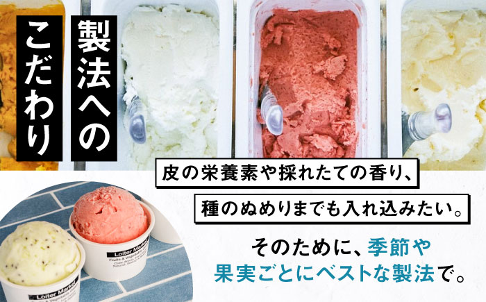 ジェラート アイス おまかせボトル 2種セット 糸島市 / LoiterMarket ロイターマーケット アイス ジェラート [AGD040]