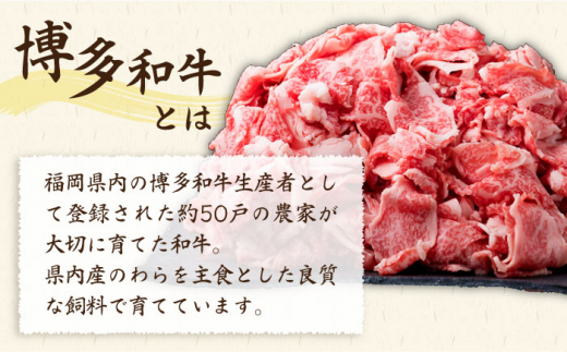 【全12回定期便】A4～A5ランク 博多和牛 切り落とし 1kg （250g×4P） 切り落し《糸島》【糸島ミートデリ工房】 [ACA191]